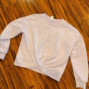 Yogalicious Light Purple Sweatshirt